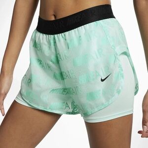Nike Women's Light Green Athletic Shorts